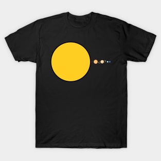 The Solar System to Scale T-Shirt